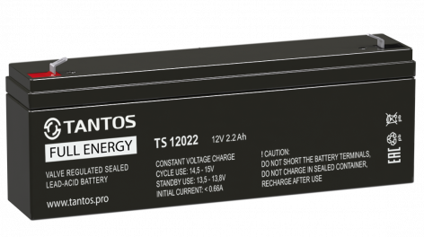 Купить аккумулятор tantos ts 12022 12в 2,2 а∙ч