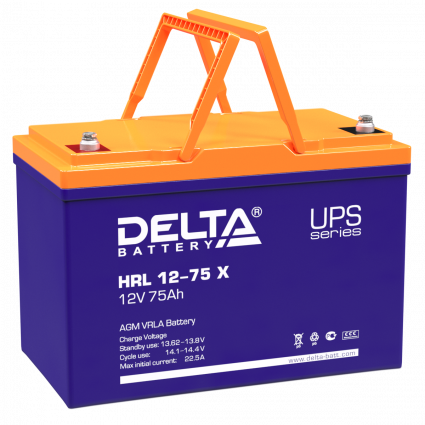 Купить аккумулятор hrl 12-75 х 12в 75 а∙ч